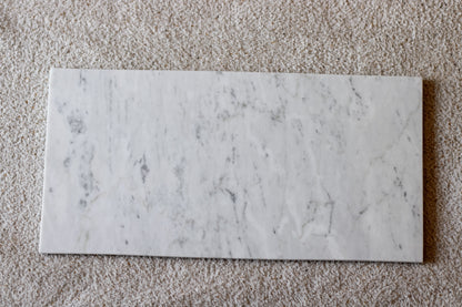 White Carrara Marble Decorative Tray - Briggs and Olive